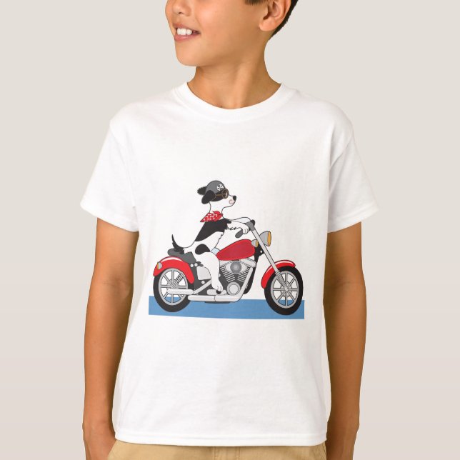 Camiseta Cão de Motociclismo (Frente)
