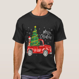 Camiseta Cão-de-Natal Feliz Borda Terrier Cão-de-Cão Feliz