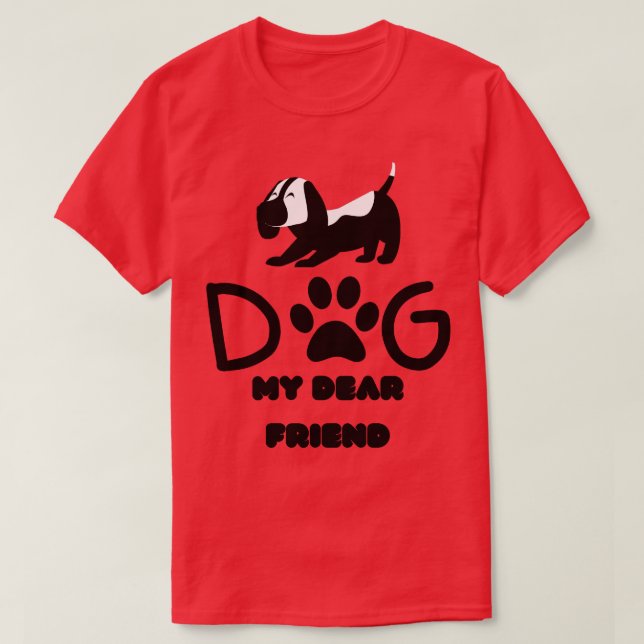 Camiseta cão de ovo (Frente do Design)