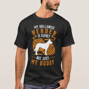 Camiseta Cão de Pastor Holandês Família Hollande Herdershon