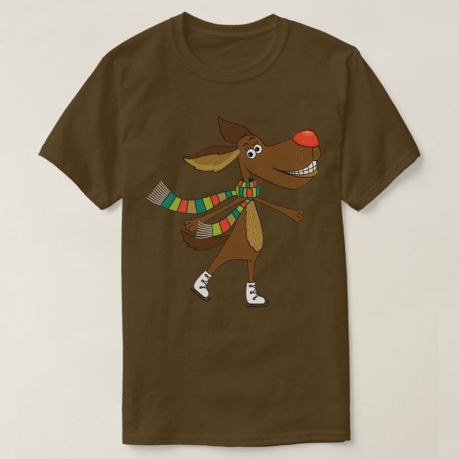 Camiseta Cão de Pé-Gelo 3 (Frente do Design)