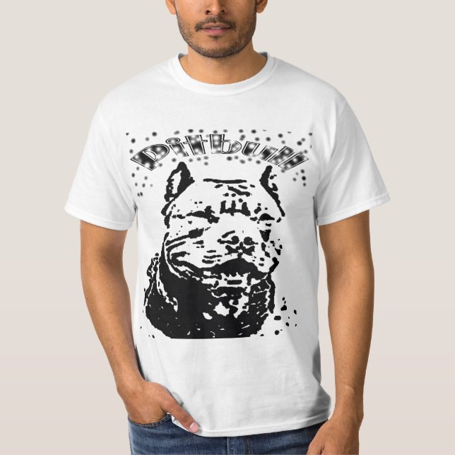 Camiseta Cão de Pitbull (Frente)