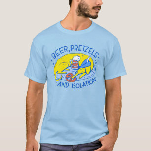 Camiseta cão de quarentena feliz oktoberfest coronavírus