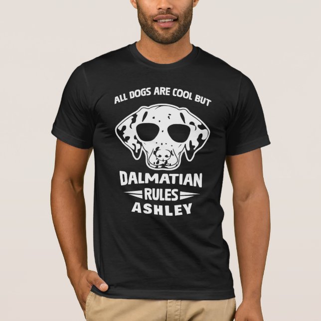 Camiseta Cão de Regra Dalmático legal (Frente)