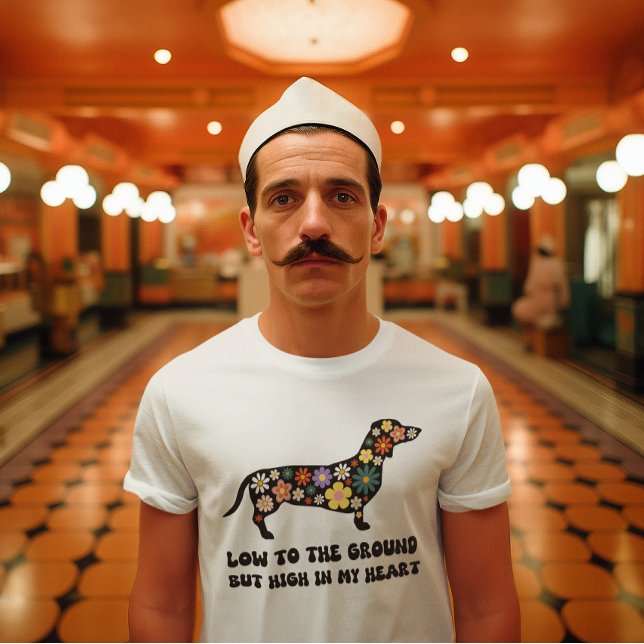 Camiseta Cão de salsicha personalizado, pai de salsicha (Personalized Dachshund Sausage Dog, Wiener dad T-Shirt)