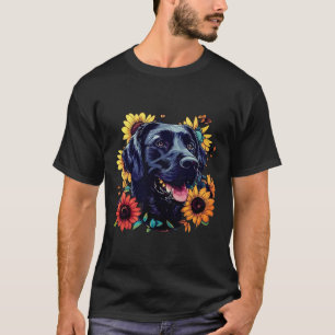 Camiseta Cão de Sorriso de Girassol