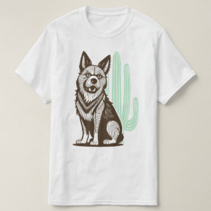 Camiseta cão deserto