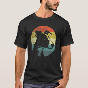 Camiseta Cão-Design Suave da Raposa Suave com de Vintagem R