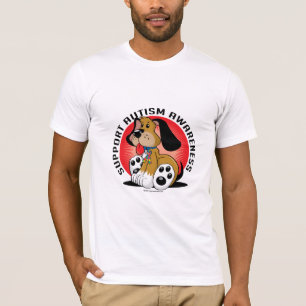 Camiseta Cão do autismo