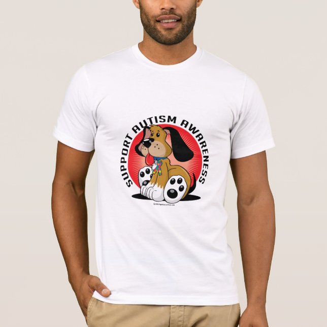 Camiseta Cão do autismo (Frente)