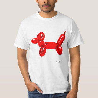 Camiseta Cão do balão - t-shirt branco