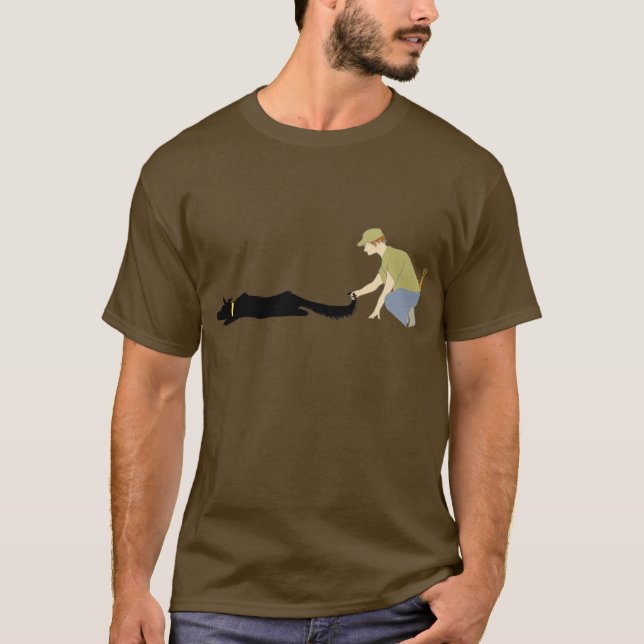 Camiseta Cão do começo de Flyball (Frente)