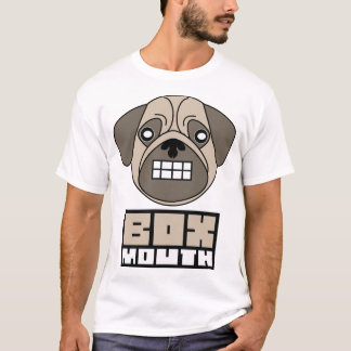 Camiseta Cão do Pug de Boxmouth