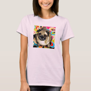 CAMISETA CÃO DO PUG RETRO