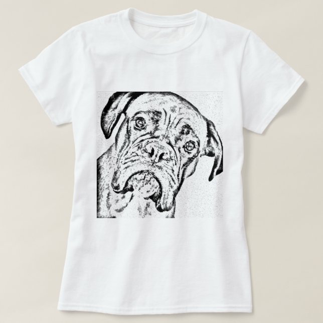 Camiseta Cão do pugilista (Frente do Design)