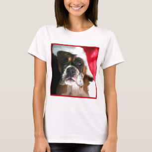 Camiseta Cão do pugilista do Natal