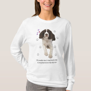 Camiseta Cão do Spaniel de Springer inglês