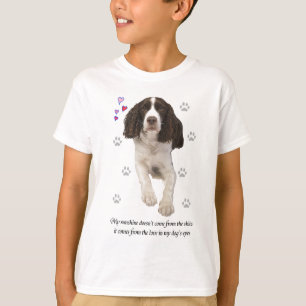 Camiseta Cão do Spaniel de Springer inglês