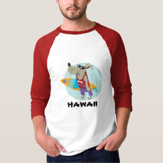 CAMISETA CÃO DO SURFISTA DE T, HAVAÍ