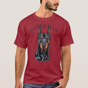 Camiseta Cão Doberman
