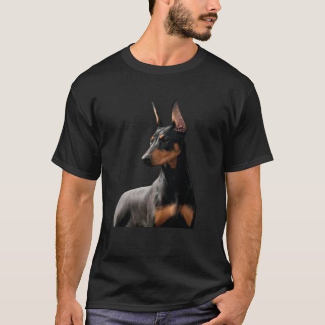 Camiseta Cão Doberman (Frente)