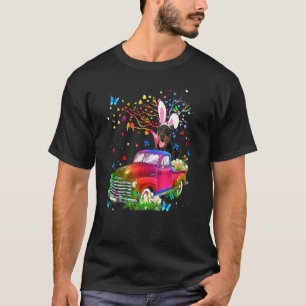 Camiseta Cão Doberman Coelho Caminhão Caça Ovos Árvore Pásc