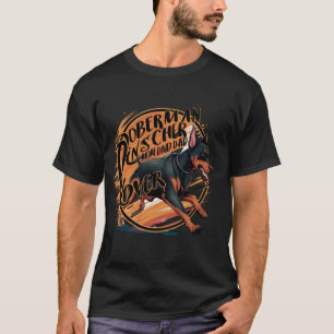 Camiseta Cão Doberman Pinscher