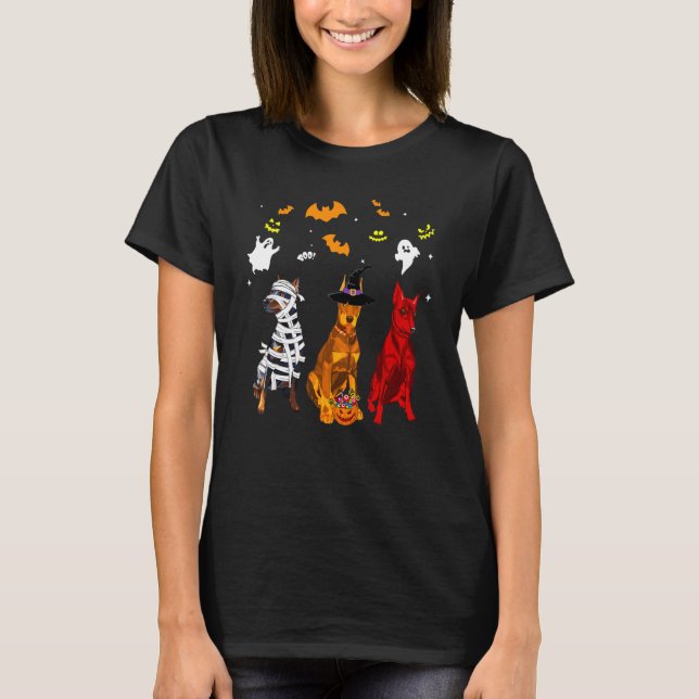 Camiseta Cão Dobermann Pinscher (Frente)