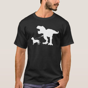 Camiseta Cão-docinho-salgadinho do Dinossauro T Rex