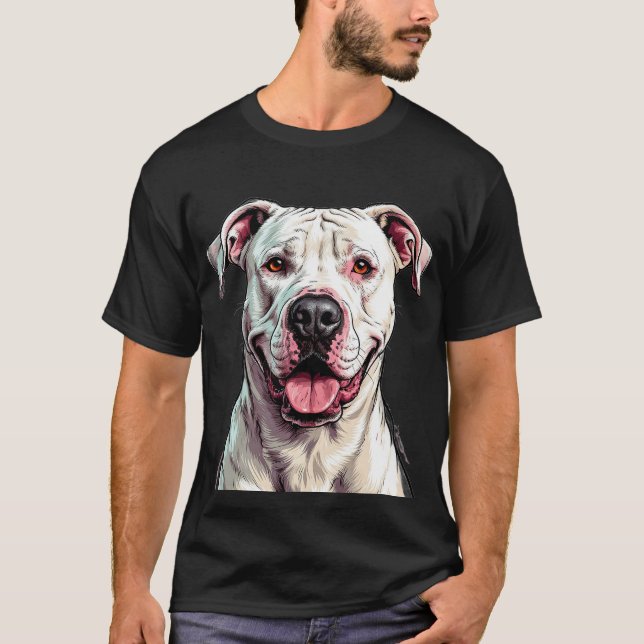 Camiseta Cão Dogo Argentino (Frente)