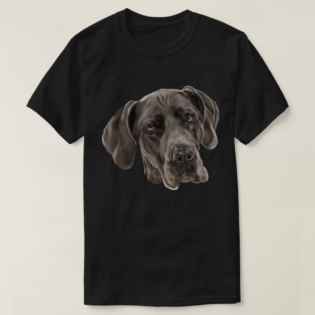 Camiseta Cão Dogue Alemão (Frente do Design)