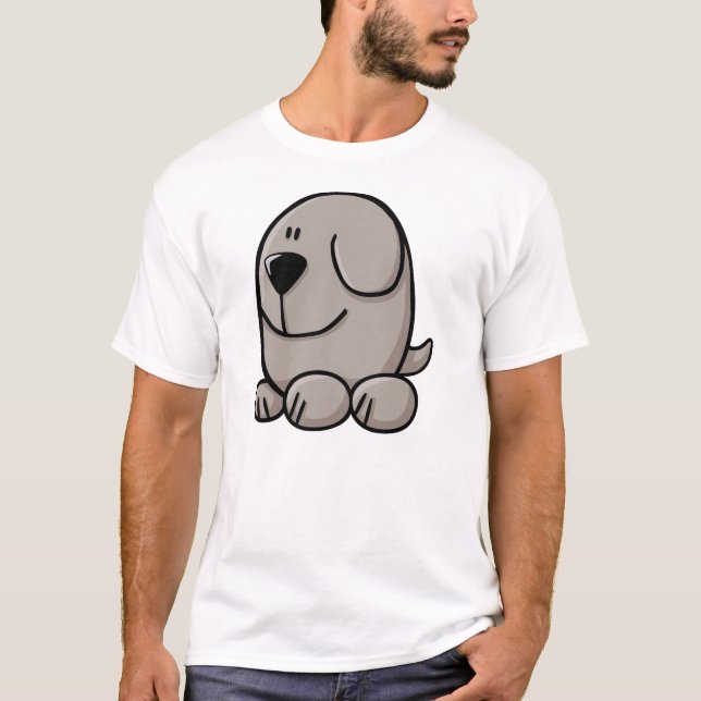 Camiseta Cão dos desenhos animados (Frente)