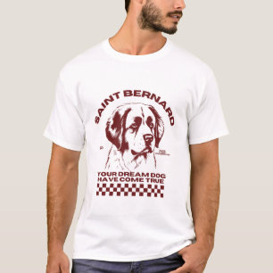 Camiseta Cão dos sonhos São Bernardo