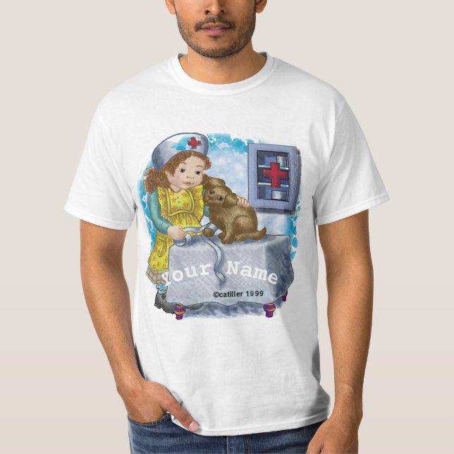 Camiseta Cão e enfermeiro (Frente)