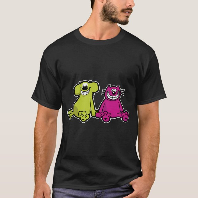 Camiseta Cão e Gato (Frente)