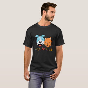 Camiseta cão e gato