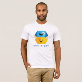 Camiseta cão e gato