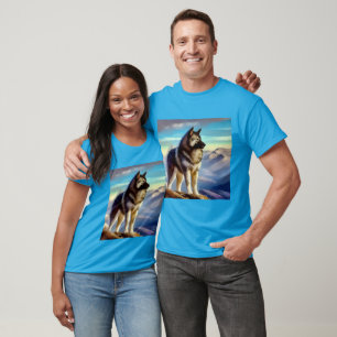 Camiseta Cão Elkhound Norueguês