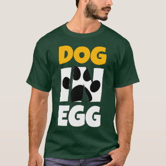 Camiseta cão em cachorros de ovo