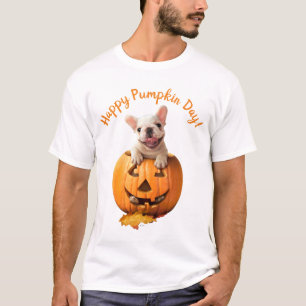 Camiseta Cão em Jack-o-Lanterna