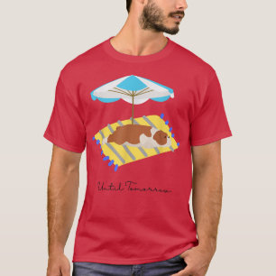 Camiseta Cão engraçado de presente de corgi bonito para o a