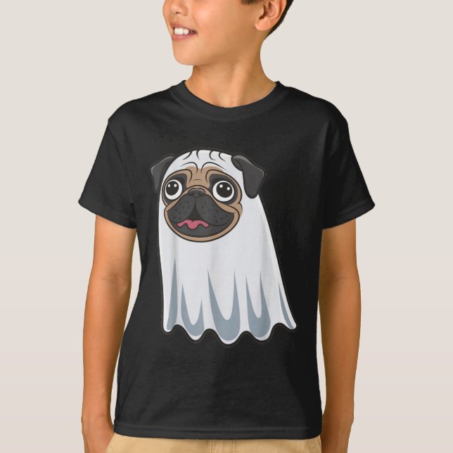 Camiseta Cão Engraçado no Halloween (Frente)