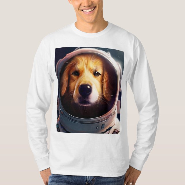 Camiseta Cão espacial (Frente)