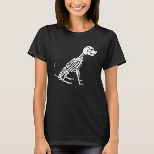 Camiseta Cão Esqueleto Halloween Pet Horror Puppy Bones X R
