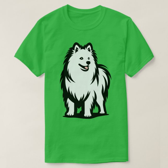 Camiseta Cão esquimó americano (Frente do Design)