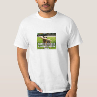 Camiseta Cão falsificado do pé