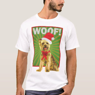 Camiseta Cão feliz de Yorkie do feriado