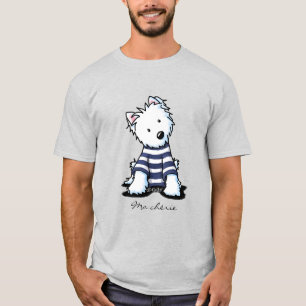 Camiseta Cão francês KiniArt Westie