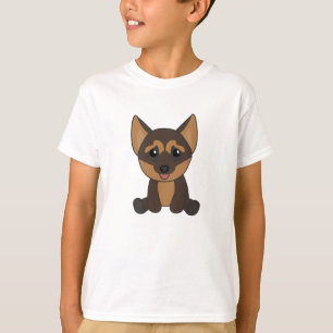 Camiseta Cão german shepherd