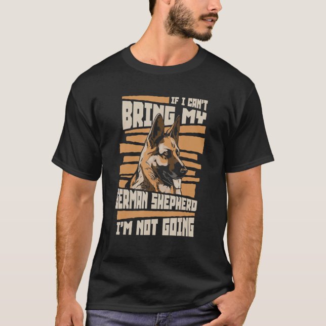Camiseta Cão german shepherd (Frente)